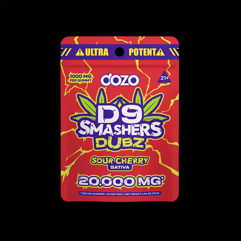 20k D9 Smasher - 1000mg/gummy