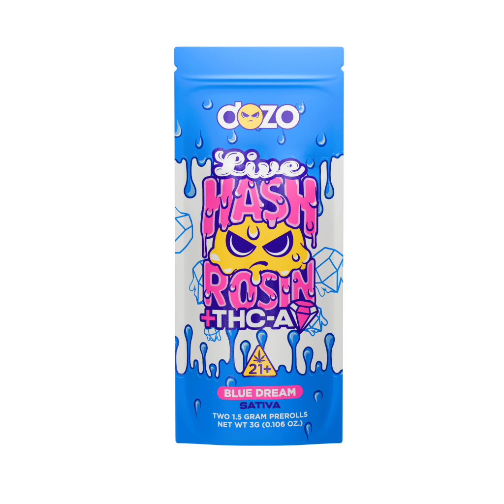 Dozo Live Hash Rosin Preroll | Blue Dream (Sativa)