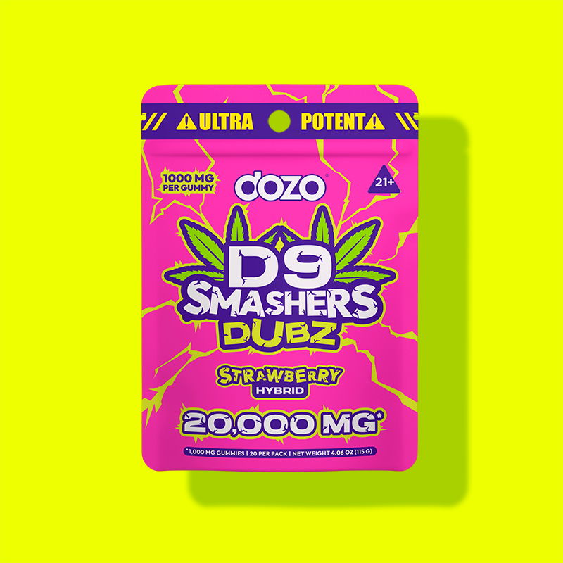 20k D9 Smasher - 1000mg/gummy