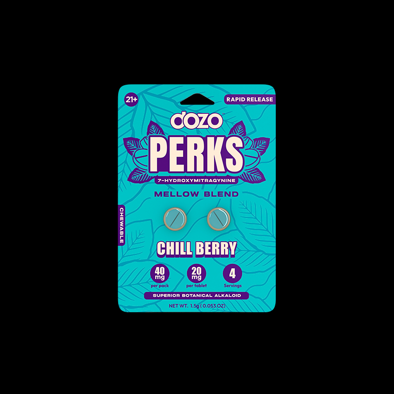 NEW FLAVORS Dozo PERKS 7-OH | 2ct (40 mg Per Pack)