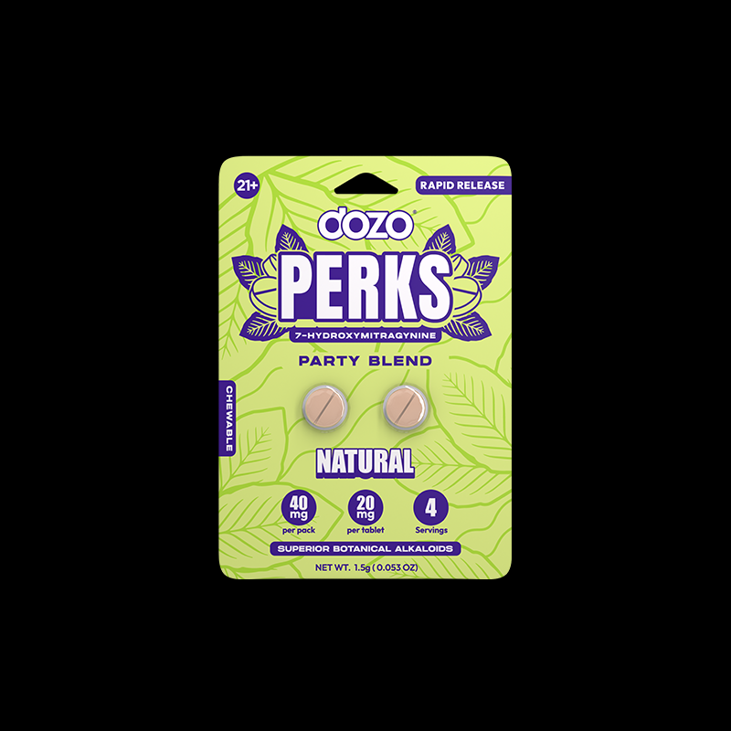 NEW FLAVORS Dozo PERKS 7-OH | 2ct (40 mg Per Pack)
