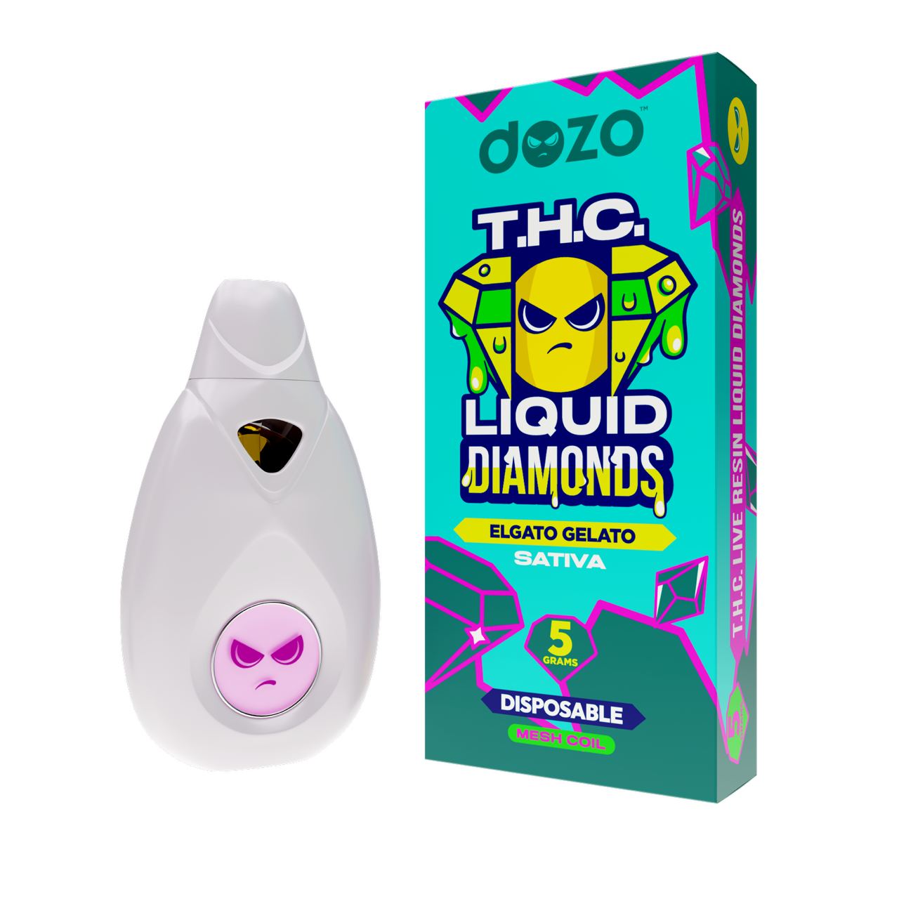 5g Liquid Diamonds Disposable | Elgato Gelato (Sativa)