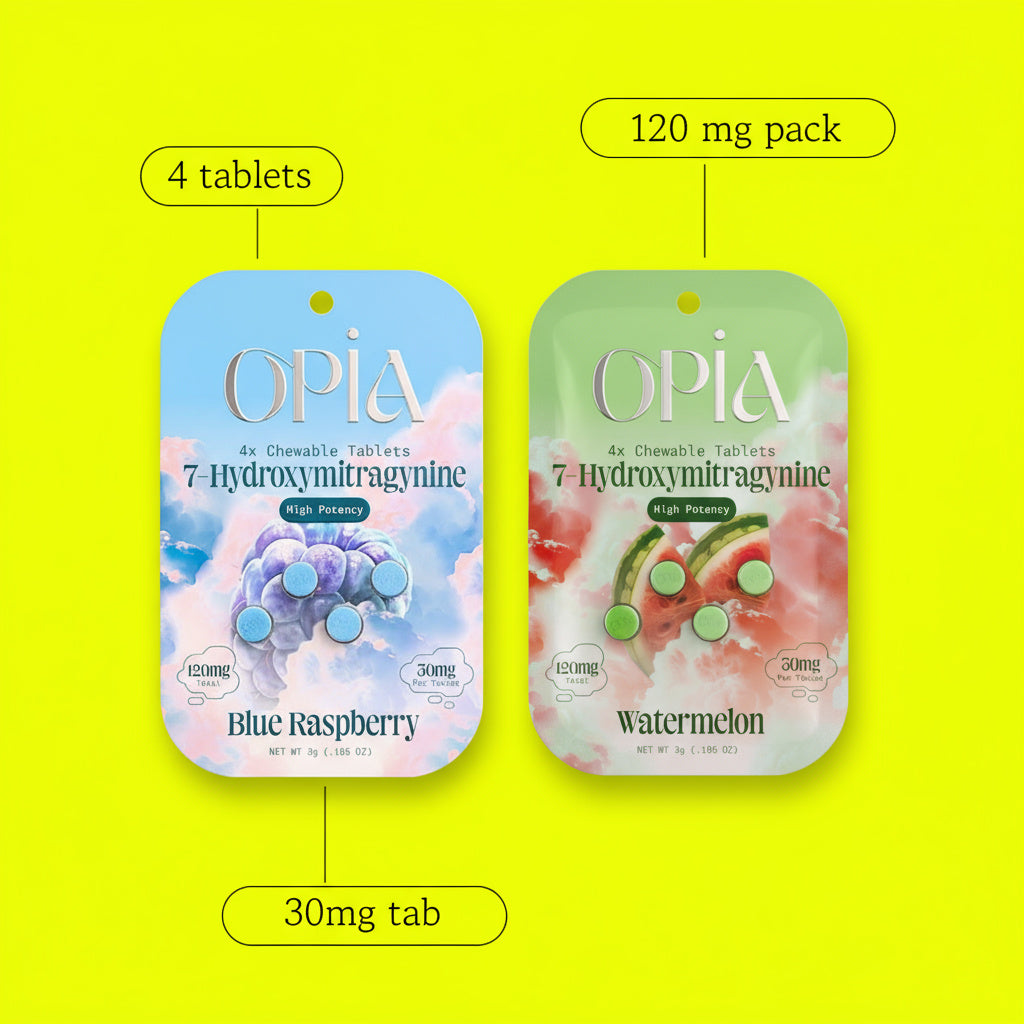 4ct 120mg Opia 7-HYDROXYMITRAGYNINE | 120 mg per PACK