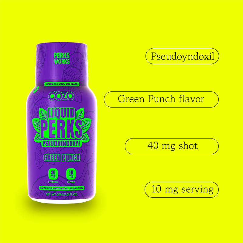 Dozo LIQUID PERKS 7-HYDROXYMITRAGYNINE | STRAWBERRY LEMONADE