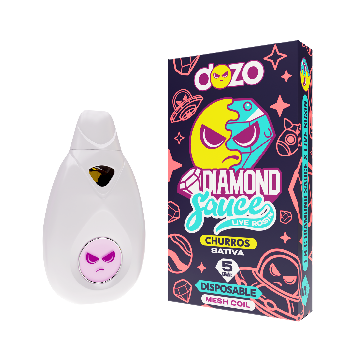 5g Diamond Sauce Disposable | Churros (Sativa)