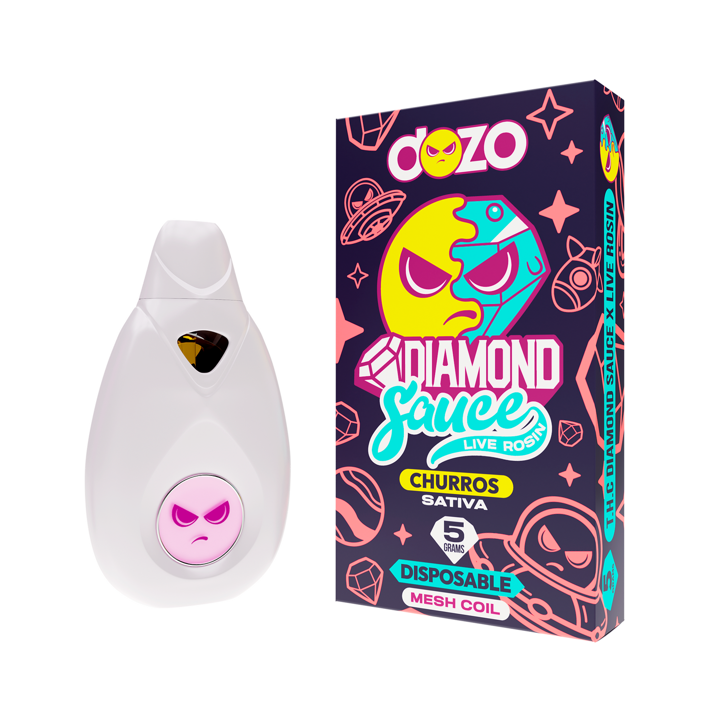 5g Diamond Sauce Disposable | Churros (Sativa)