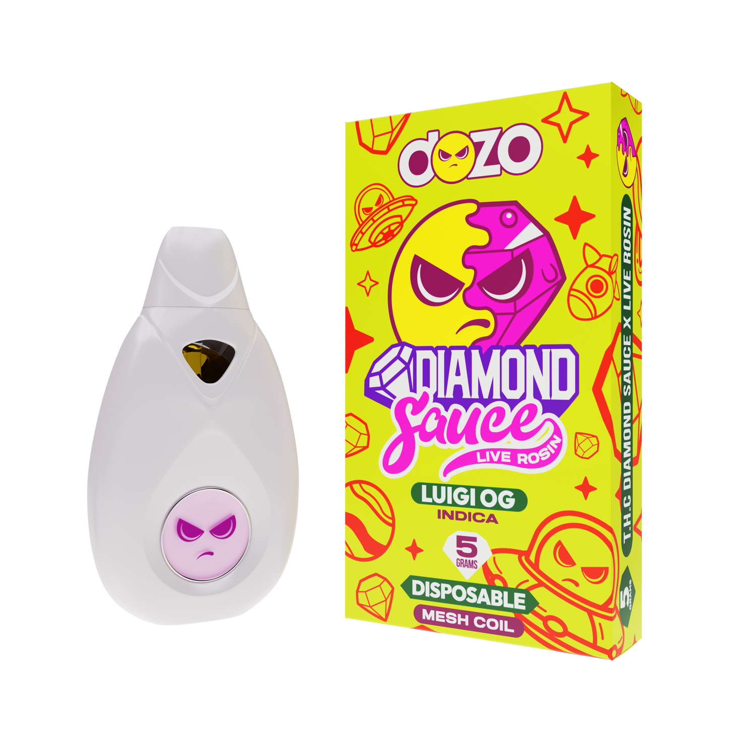 5g Diamond Sauce Disposable | Luigi OG (Indica)