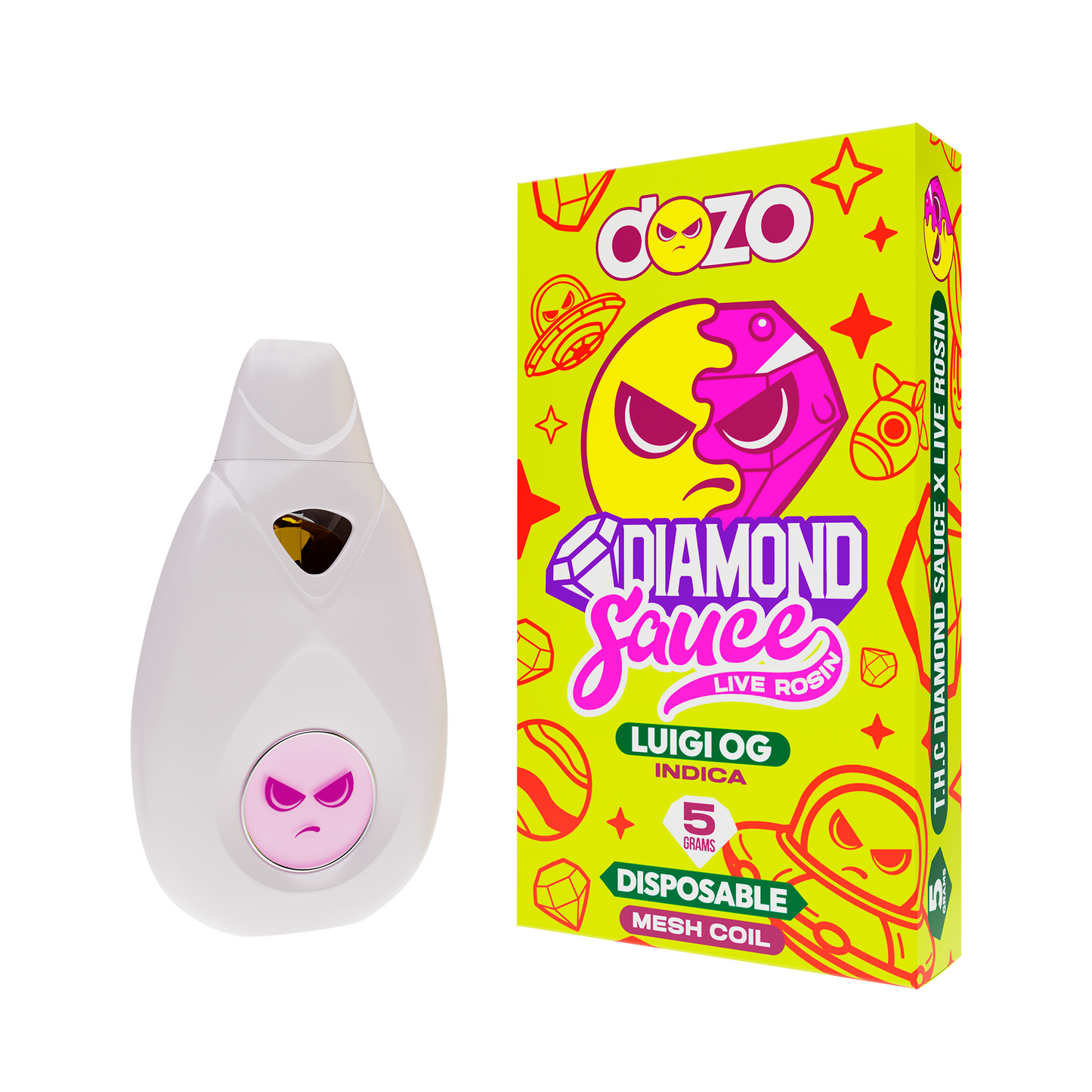 5g Diamond Sauce Disposable | Luigi OG (Indica)