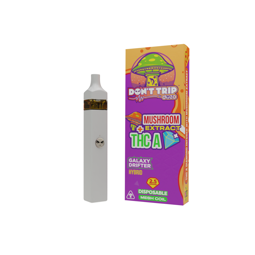 2.5g Don't Trip Mushroom Vape: Galaxy Drifter (Hybrid)