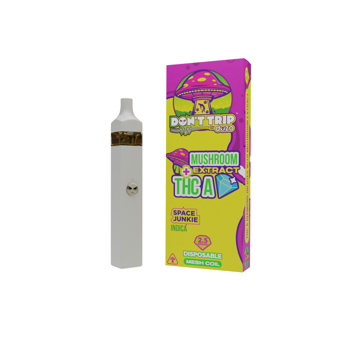 2.5g Don't Trip Mushroom Vape: Space Junkie (Indica)