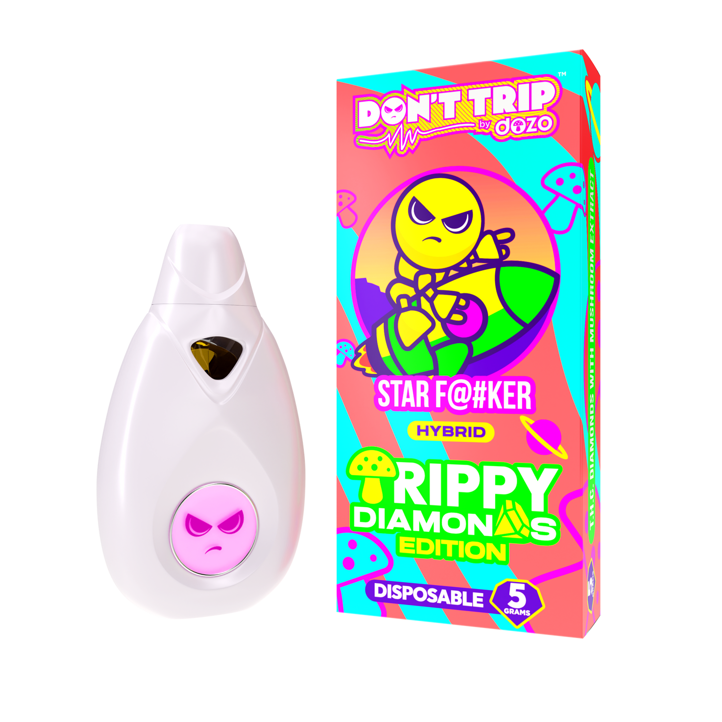 5g Trippy Diamonds Mushroom Vape | Starfucker (Hybrid)
