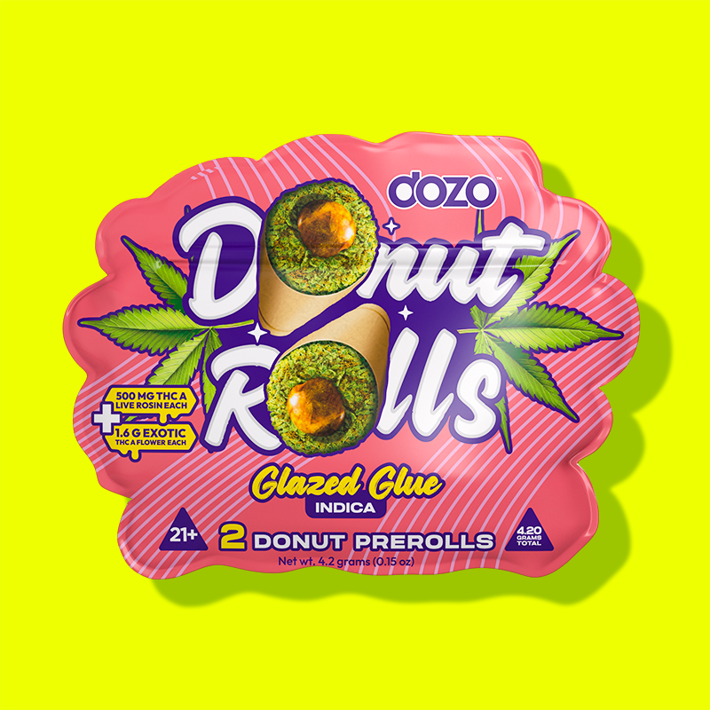 Dozo Donut Prerolls 4.20 g | Glazed Glue (Indica)