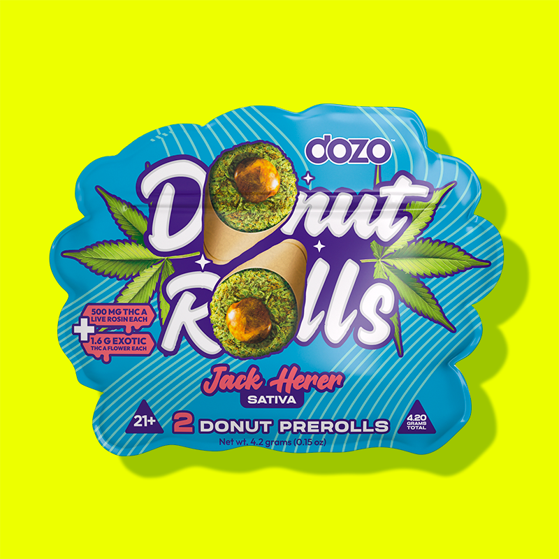 Dozo Donut Prerolls 4.20 g | Glazed Glue (Indica)