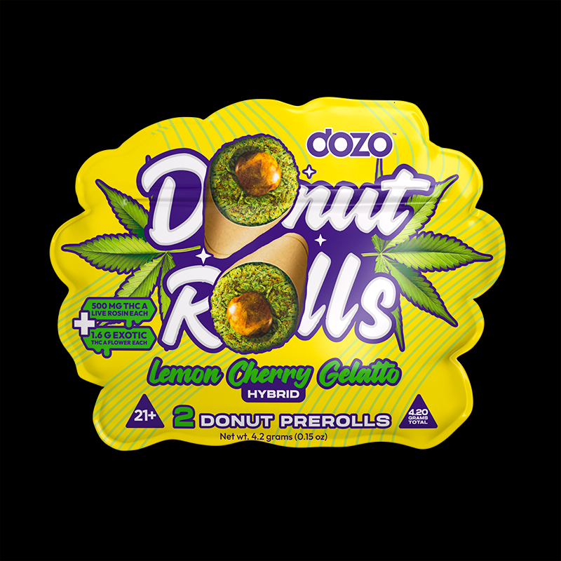 Dozo Donut Prerolls 4.20 g | Glazed Glue (Indica)
