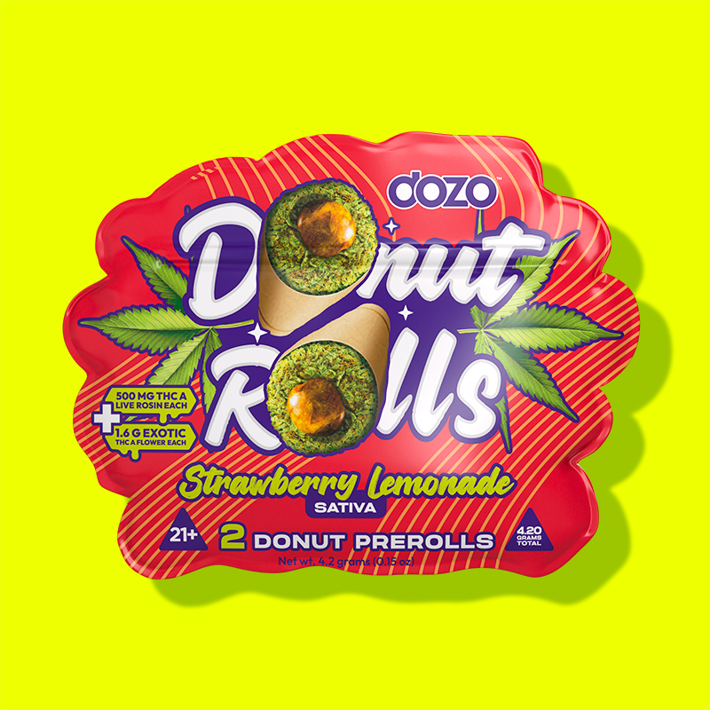 Dozo Donut Prerolls 4.20 g | Glazed Glue (Indica)