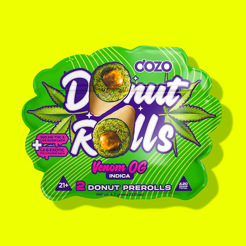 Dozo Donut Prerolls 4.20 g | Glazed Glue (Indica)