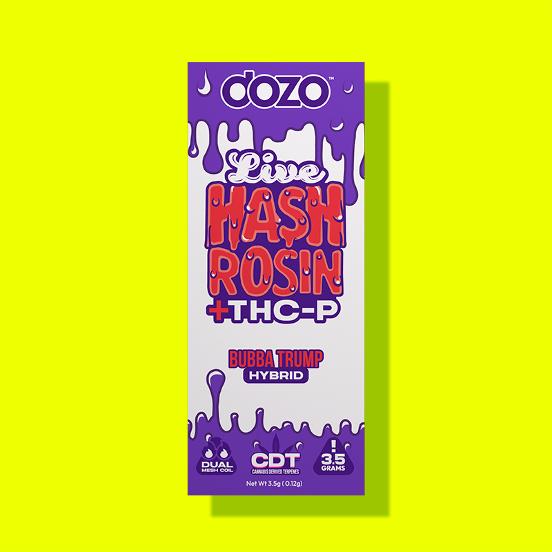 3.5g Dozo Live Hash Rosin THC-P Vape