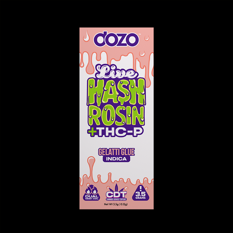 3.5g Dozo Live Hash Rosin THC-P Vape