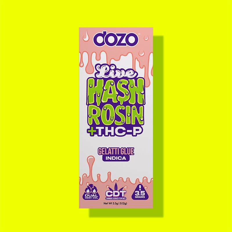3.5g Dozo Live Hash Rosin THC-P Vape