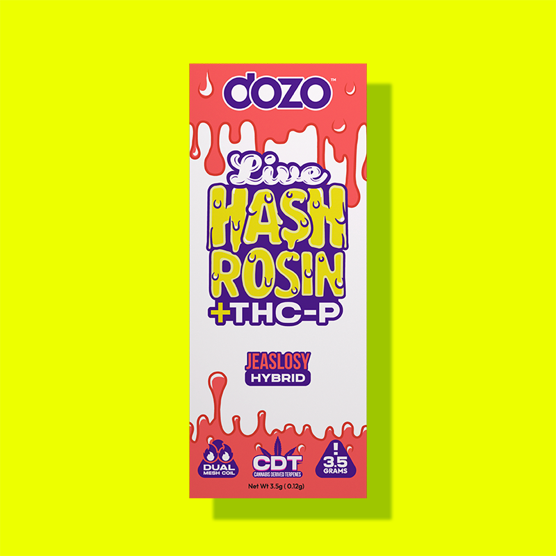 3.5g Dozo Live Hash Rosin THC-P Vape