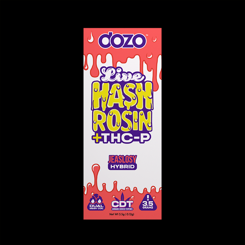 3.5g Dozo Live Hash Rosin THC-P Vape