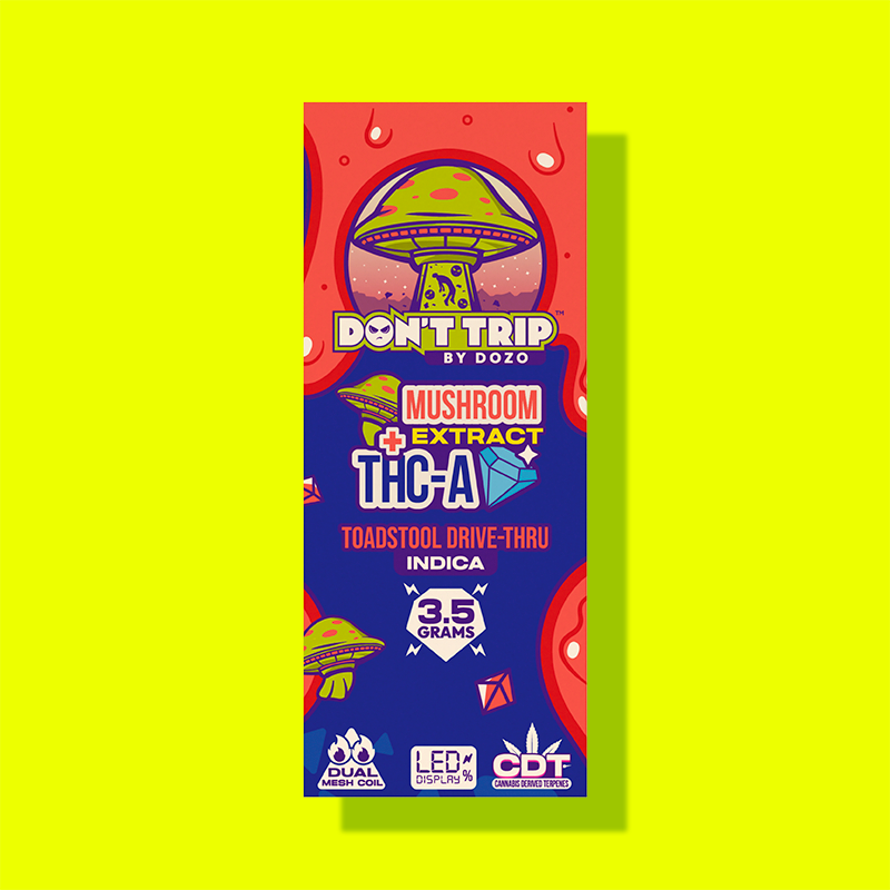 3.5g Dozo Don't Trip Mushroom Vape