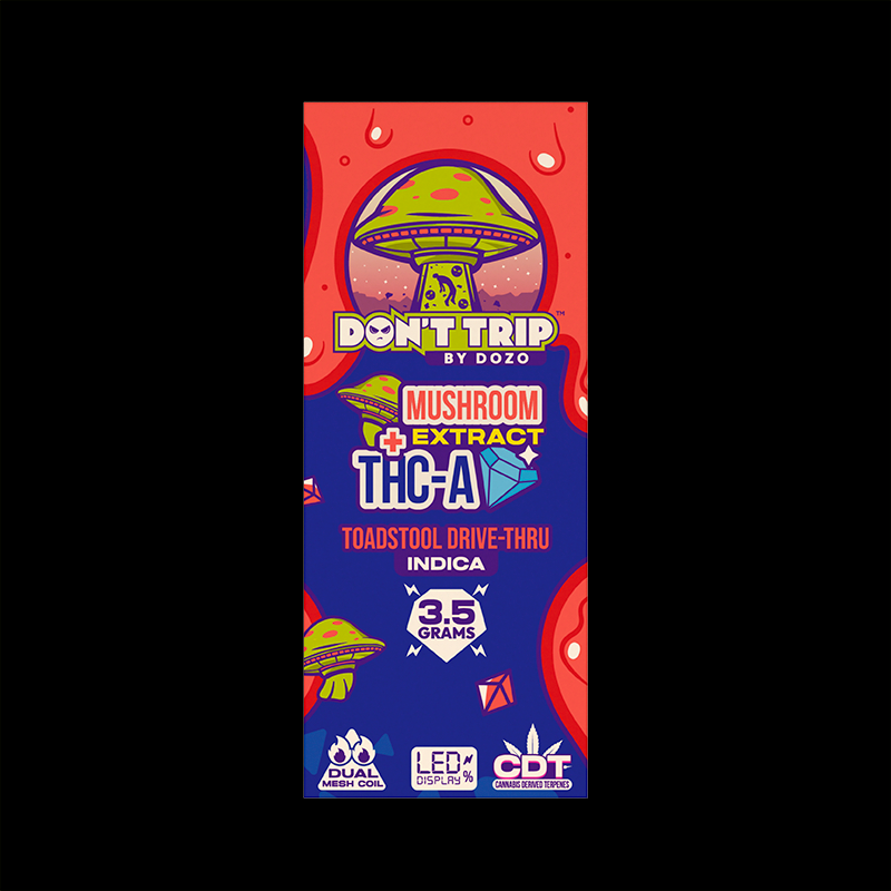 3.5g Dozo Don't Trip Mushroom Vape