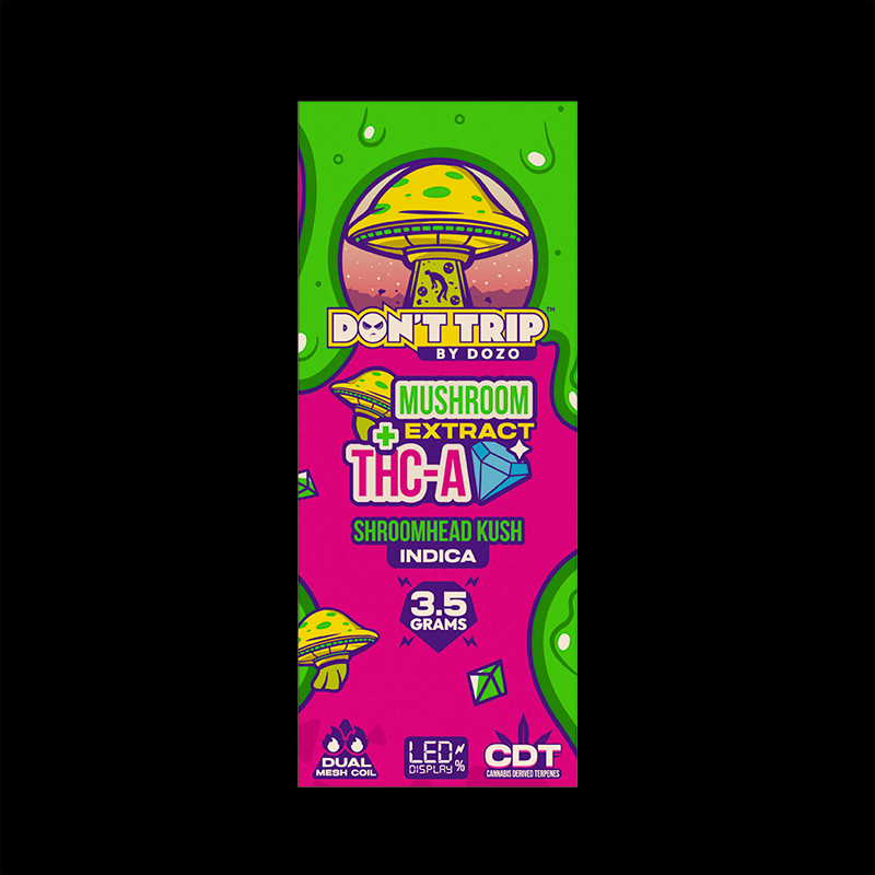 3.5g Dozo Don't Trip Mushroom Vape