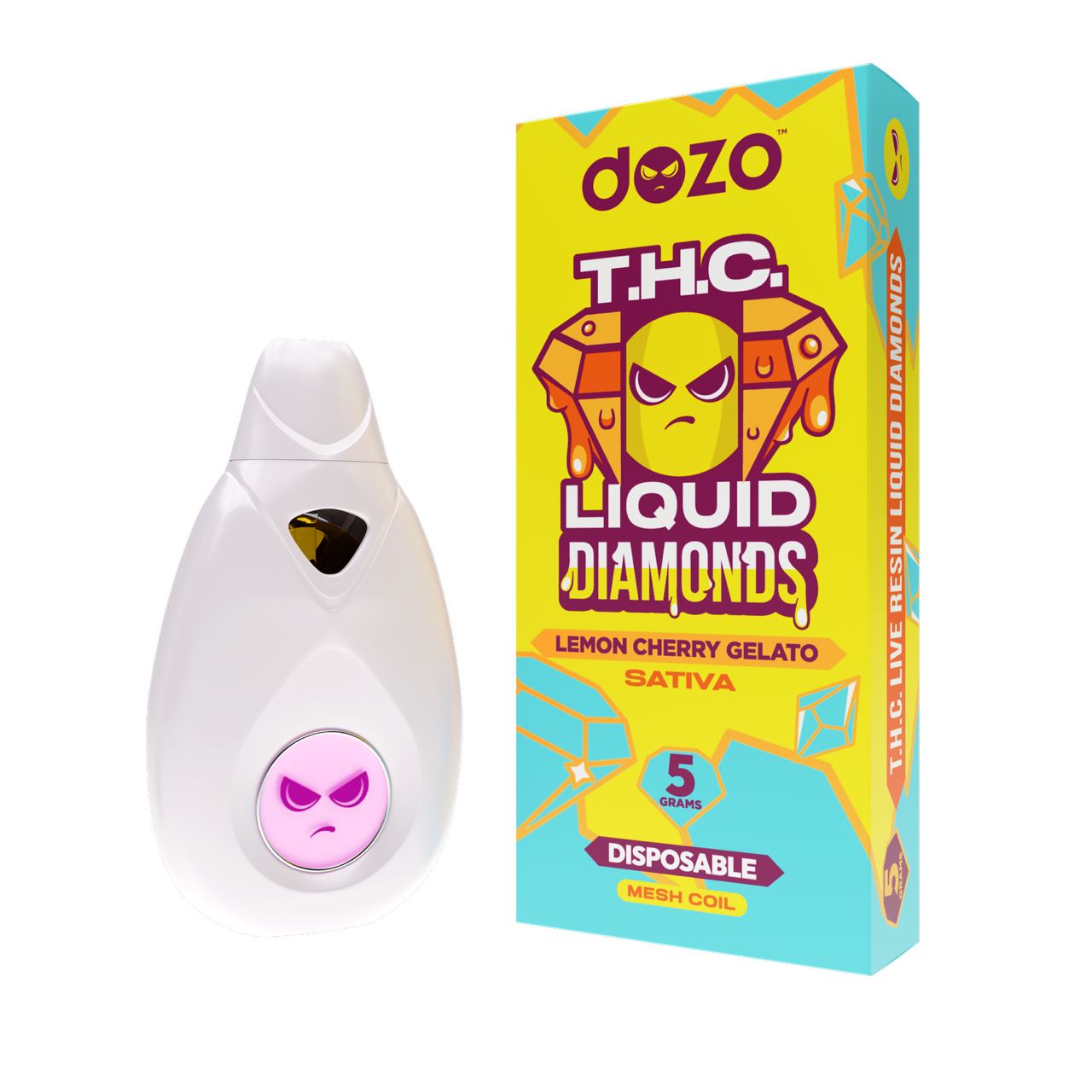 5g Liquid Diamonds Disposable | Lemon Cherry (Sativa)