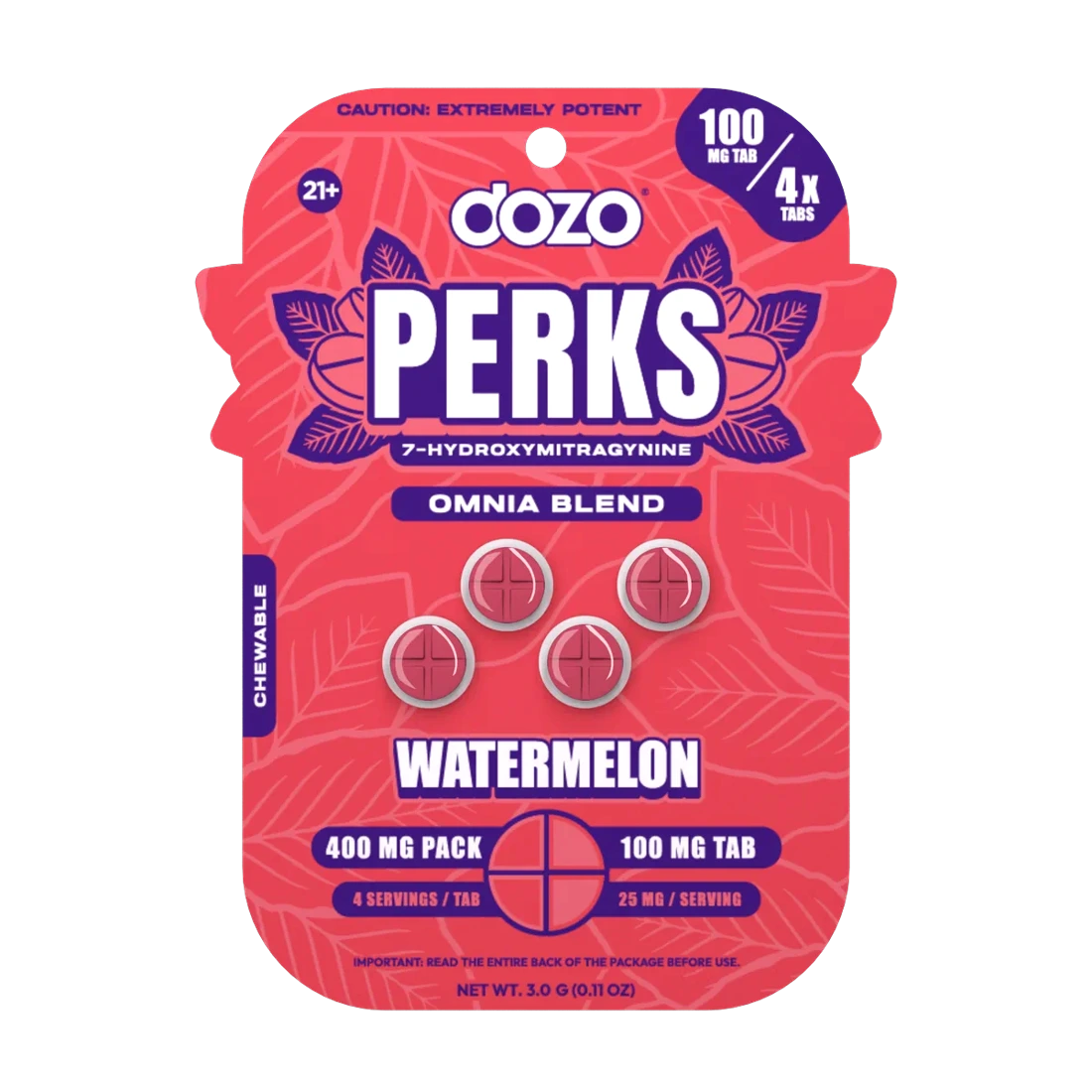Dozo PERKS 7-OH 400mg · 400mg pack