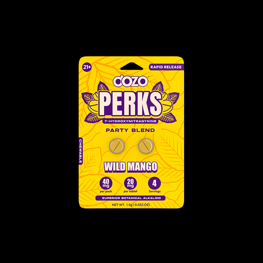 Dozo PERKS 7-HYDROXYMITRAGYNINE | 2ct (40 mg Per Pack)