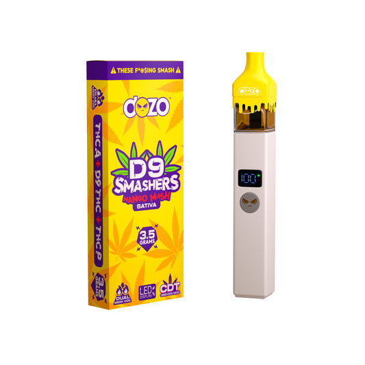 3.5g Dozo D9 Smashers THC-A Disposable: Mango Mash (Sativa)