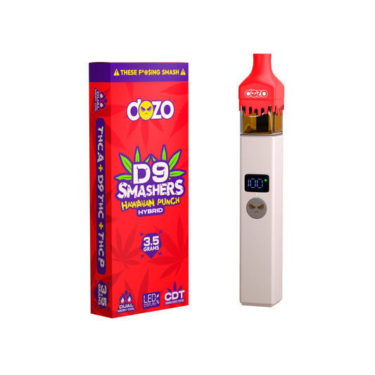 3.5g Dozo D9 Smashers THC-A Disposable: Hawaian Punch (Hybrid)