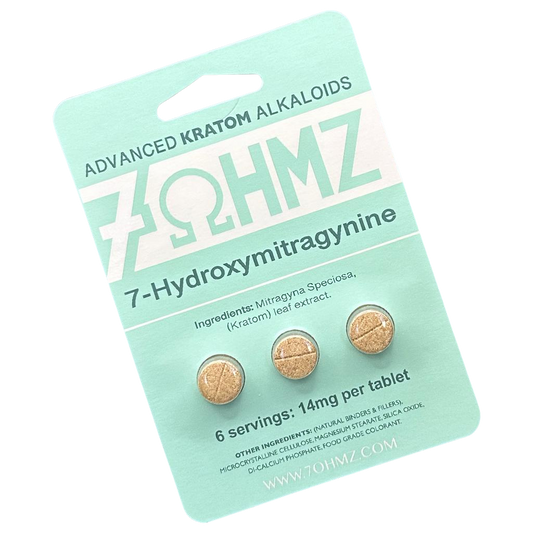 7OHMZ Kratom Extract (14mg Per Tablet)