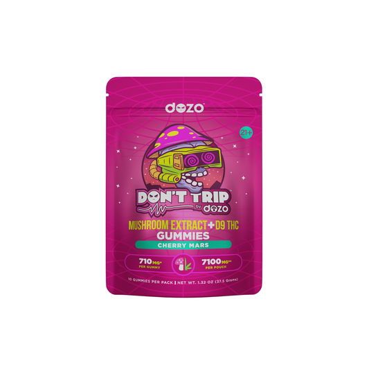 Don’t Trip Mushroom D9 Gummies | Cherry Mars