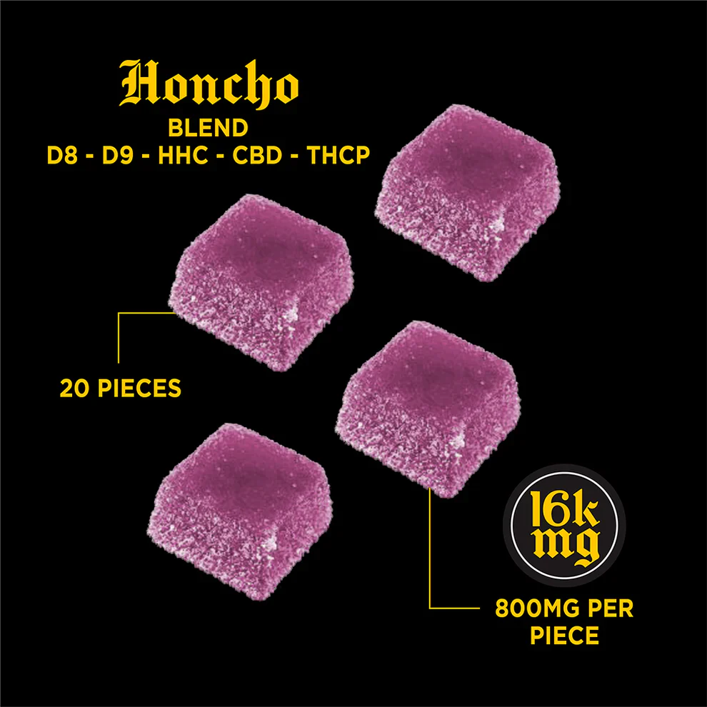 16K MG Honcho Gummies | Black Cherry