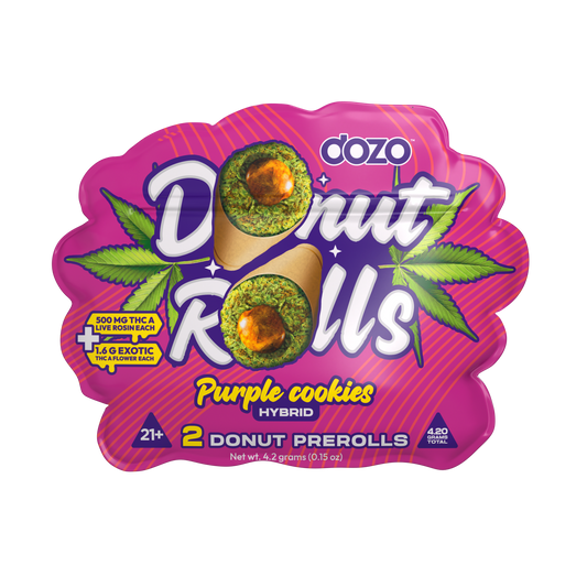 Dozo Donut Prerolls 4.20 g | Purple Cookies (Hybrid)