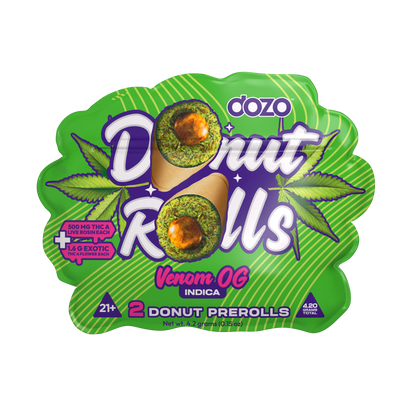 Dozo Donut Prerolls 4.20 g | Venom OG (Indica)