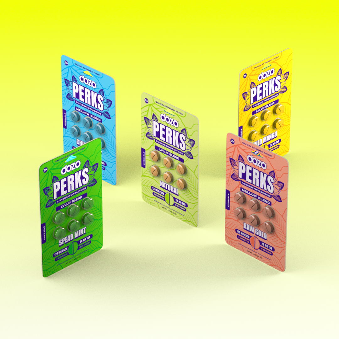 NEW 6ct Dozo PERKS 7-OH | 6ct (120 mg Per Pack)