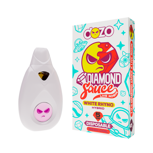 Diamond Sauce Disposable 5g | White Rhyno (Hybrid)