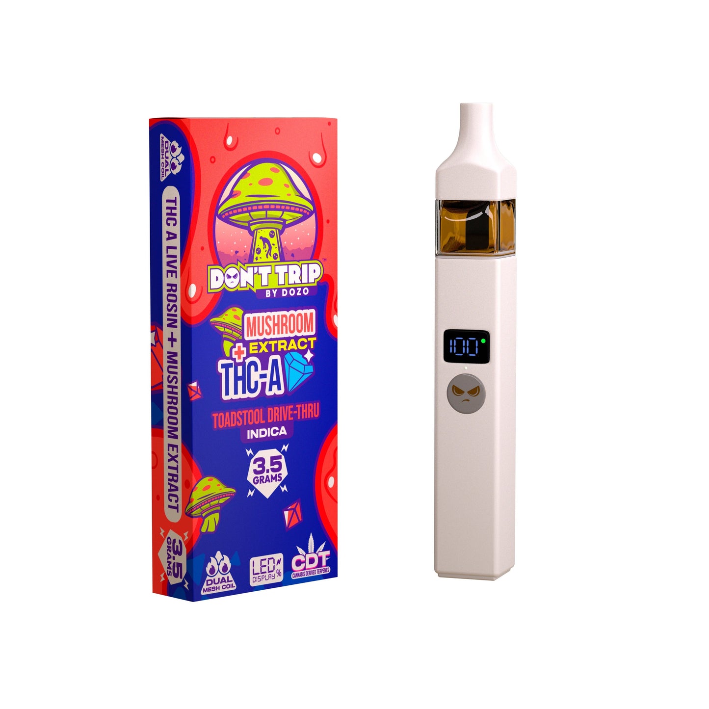 3.5g Dozo Don't Trip Mushroom Vape