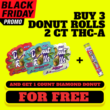 Dozo Donut Prerolls 4.20 g | Zooted Berry (Hybrid)