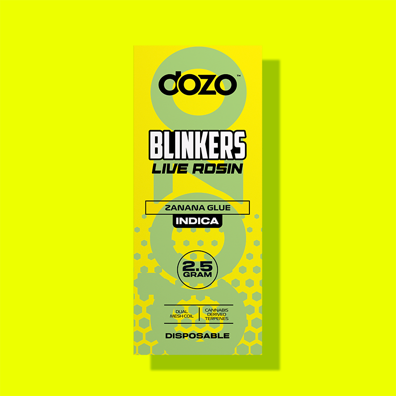 2.5g Dozo Blinkers Live Rosin Disposable Vape