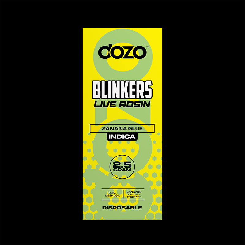 2.5g Dozo Blinkers Live Rosin Disposable Vape