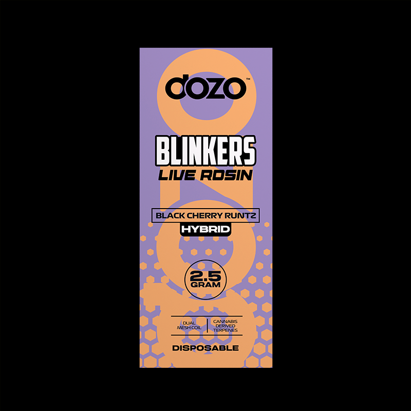 2.5g Dozo Blinkers Live Rosin Disposable Vape