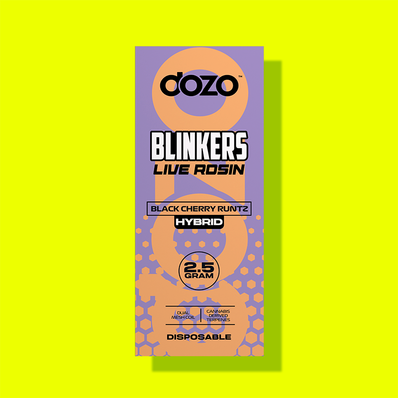 2.5g Dozo Blinkers Live Rosin Disposable Vape