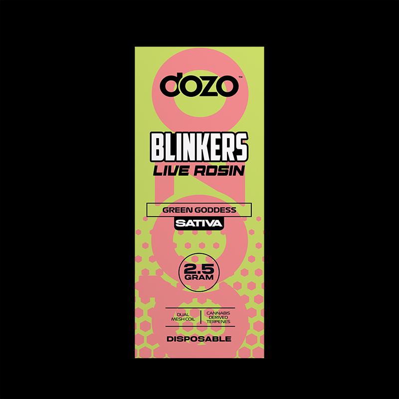 2.5g Dozo Blinkers Live Rosin Disposable Vape