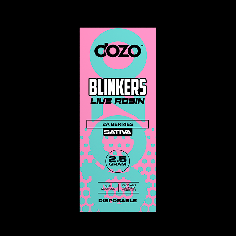 2.5g Dozo Blinkers Live Rosin Disposable Vape