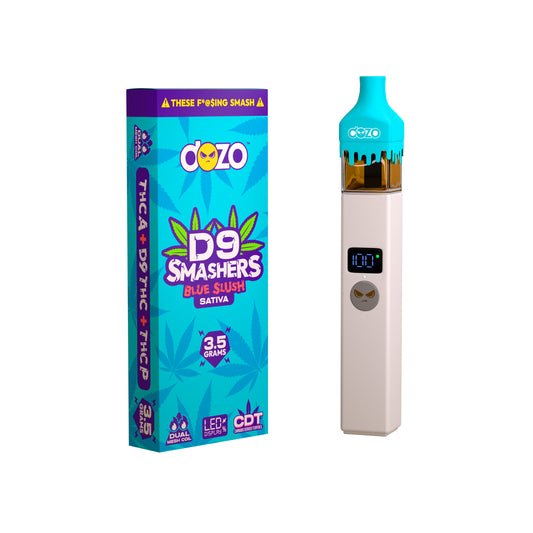 3.5g Dozo D9 Smashers THC-A Disposable: Blue Slush (Sativa)