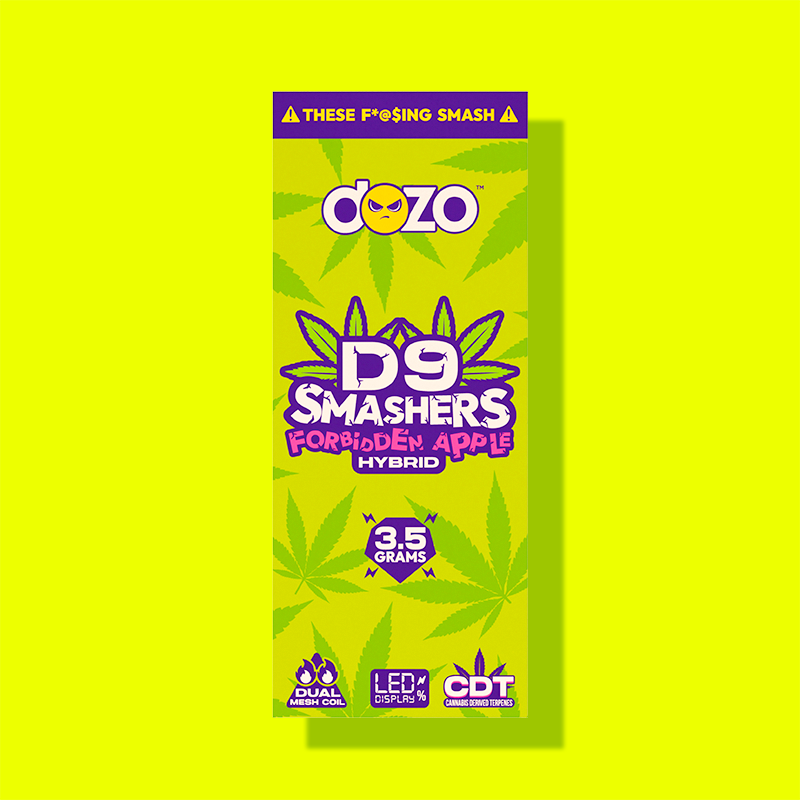 3.5g Dozo D9 Smashers THC-A Disposable